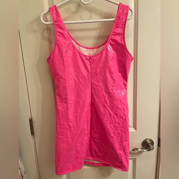 HDE Woman’s latex mini dress - Picture 2 of 3